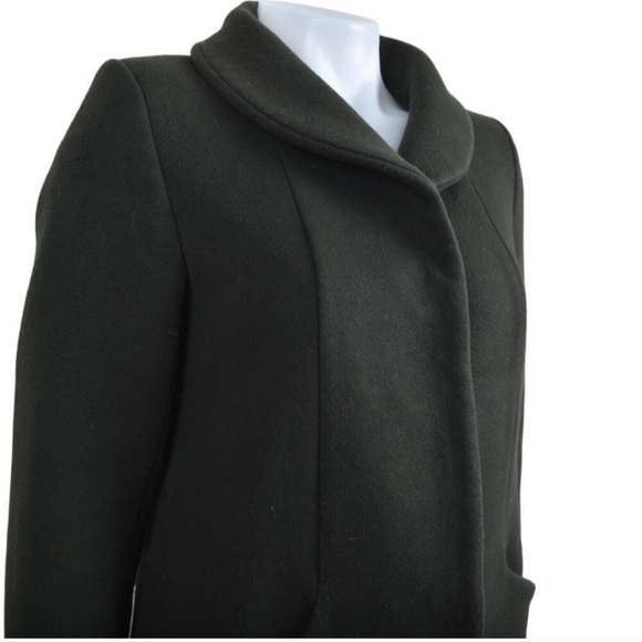 Aritzia Wilfred Cocoon Coat Jacket Wool Cashmere Green Size Small - Picture 7 of 14